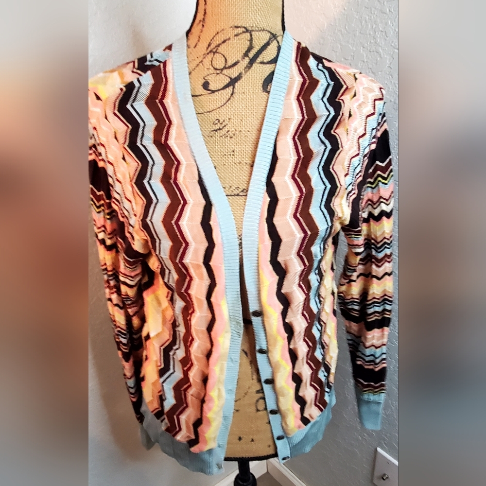 Missoni Multicolor Zigzag Pattern Women Sweater